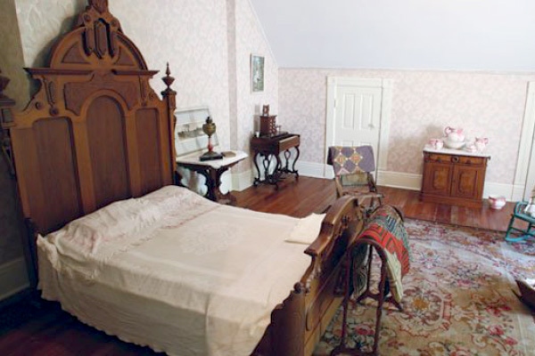 The Bedroom in the Dewey House.